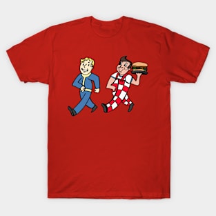 Vault Boy, Bob's Big Boy by Pollux T-Shirt